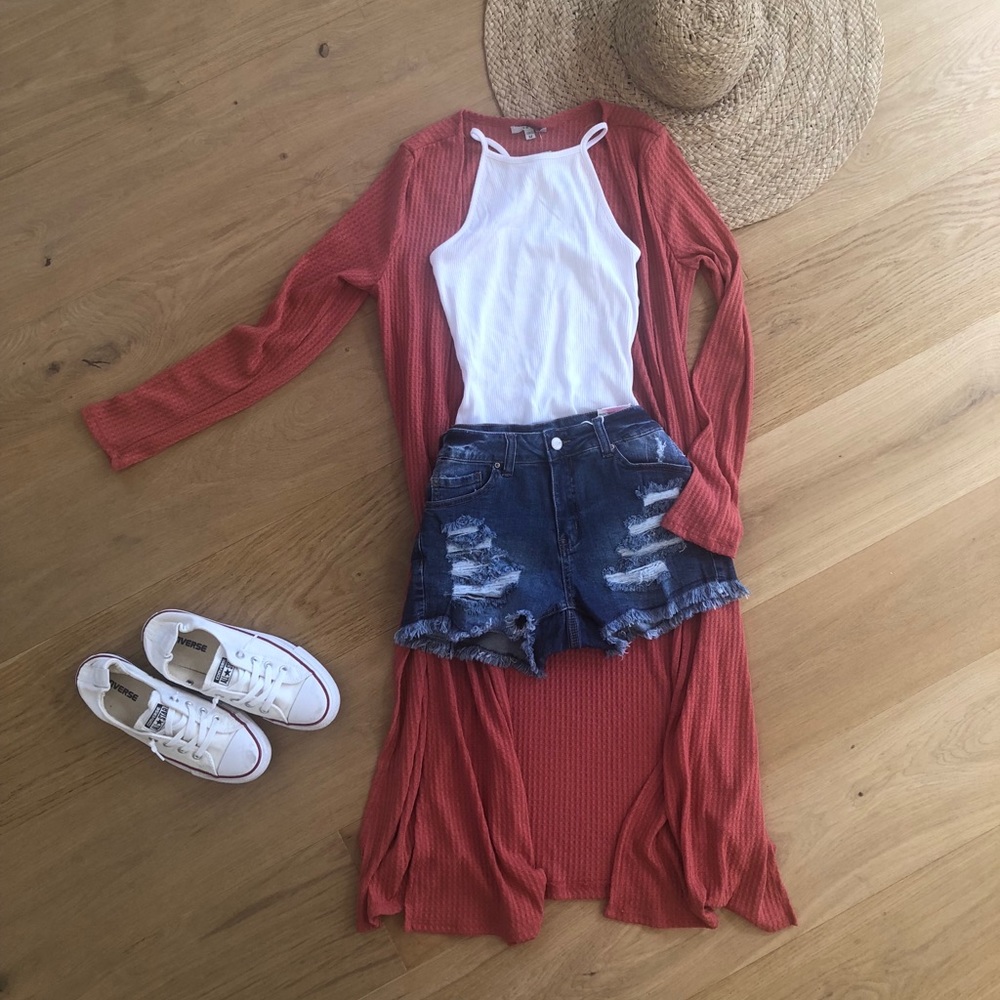 Denim Shorts and Bodysuit